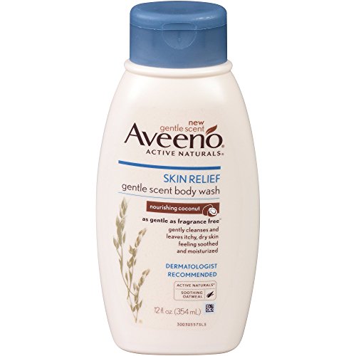 Aveeno Skin Relief Body Wash with Coconut Scent & Soothing Oat, Gentle Soap-Free Body Cleanser for Dry, Itchy & Sensitive Skin, Dye-Free & Allergy-Tested, 12 fl. oz, Only $$3.71