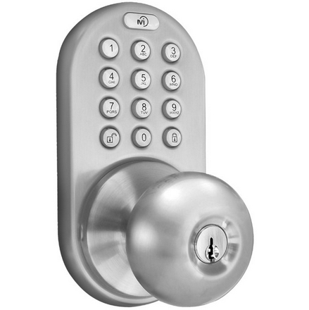 MiLocks DKK-02SN Electronic Touchpad Entry Keyless Door Lock, Satin Nickel $47.99 FREE Shipping on orders over $49
