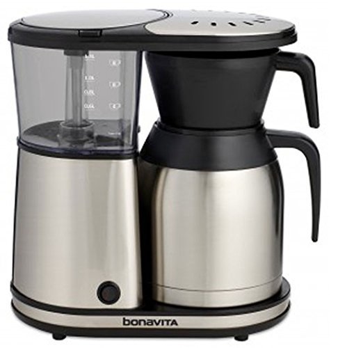 史低价！Bonavita博纳维塔BV1900TS 不锈钢8杯咖啡机，原价$189.99，现仅售$91.99，免运费