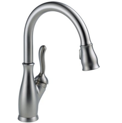 Delta Faucet 9178-AR-DST Leland Single Handle Pull-Down Kitchen Faucet, Arctic Stainless，only $147.27 , free shipping.