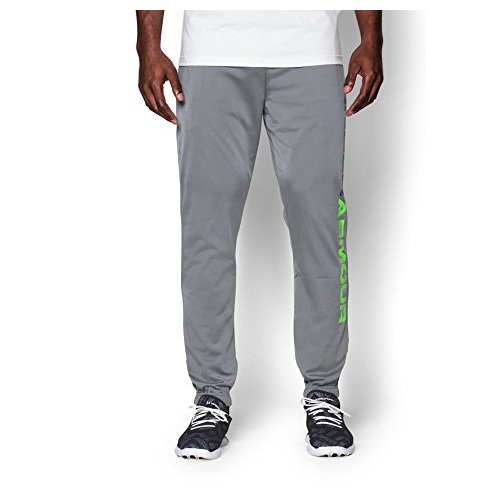 Under Armour Men's UA Lightweight Graphic Warm-Up Pants - Tapered Leg Extra Large Steel, Only $33.99, free shipping