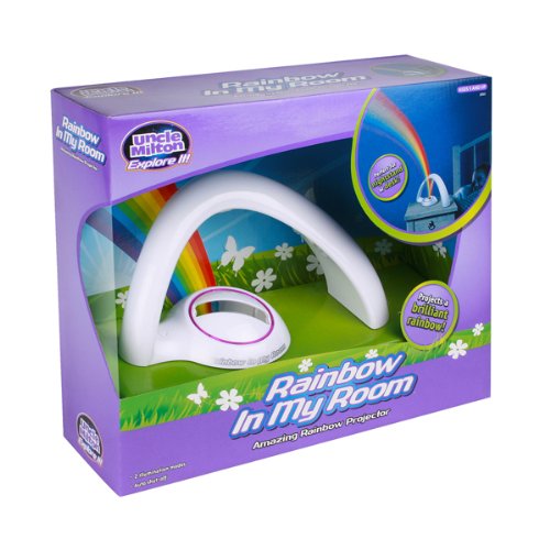 Uncle Milton Rainbow In My Room Tabletop Décor Night Light Projector, only $13.99