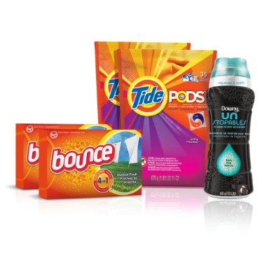 Tide Amazing Laundry Bundle (68 Loads): Tide PODS, Bounce Sheets and Downy Unstopables, Only $23.34