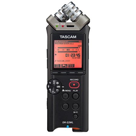 Tascam DR-22WL 2-Channels Portable Handheld Audio Recorder with Wi-Fi, 3.5mm Mini Jack, Connector, 10kOhms Impedance, USB2.0, only $80.99, free shipping after using coupon code