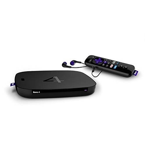 Roku 4 Streaming Media Player (4400R) 4K UHD, Only $119.88, You Save $10.11(8%)