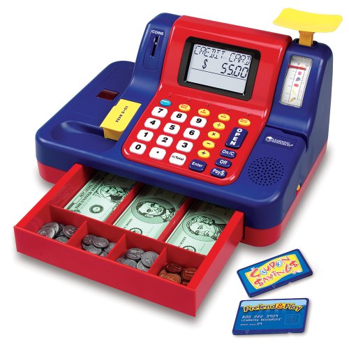 Learning Resources Pretend & Play Teaching Cash Register, Only $22.36