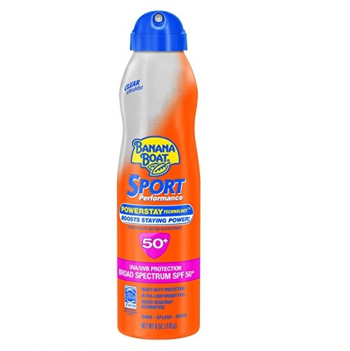 Banana Boat Sunscreen Ultra Mist Sport Performance Broad Spectrum Sun Care Sunscreen Spray - SPF 50, 6 Ounce, Only  $5.77, free shipping after using SS
