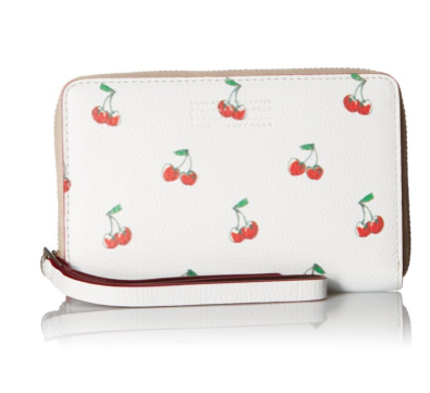 Marc by Marc Jacobs Wingman Fruit Print Wallet, Off White Cherry Print, One Size, Only $70.03