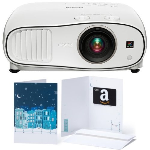 Epson Home Cinema 3500 1080p 3D 3LCD Home Theater Projector & Amazon.com Gift Card with Greeting Card - $200 (Winter), Only $1,299.99, free shipping