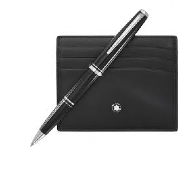 MONTBLANC Meisterstuck Platinum Rollerball and Pocket Holder Set Item No. 114117, only $199.99, free shipping after using coupon code