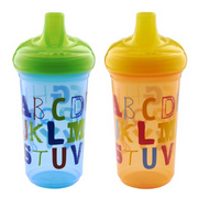 Munchkin Alphabet Sippy Cup, 9 Ounce, 2 Count, only $4.01