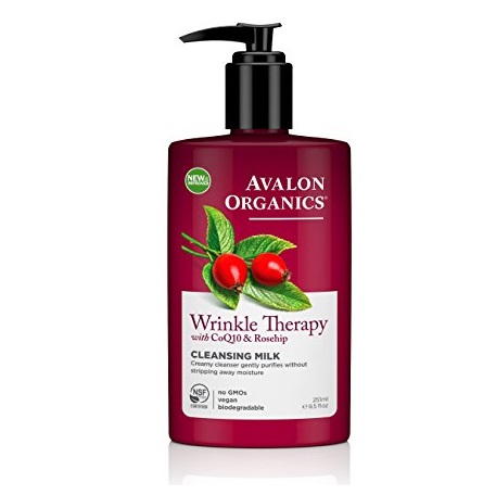 Avalon Organics Wrinkle Therapy Cleansing Milk, 8.5 oz. , Only $9.09