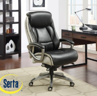 史低價！Serta Smart Layers  Tranquility 高級辦公室轉椅，原價$379.99，現僅售$199.98，免運費！