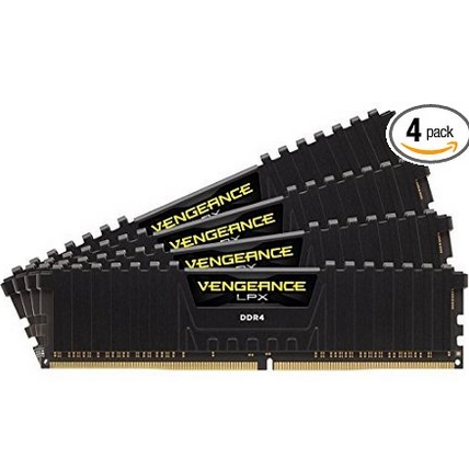 Corsair Vengeance LPX 16GB (4 x 4GB) DDR4 2800MHz (PC4-22400) C16 memory kit for DDR4 Systems - Black $84.99 FREE Shipping