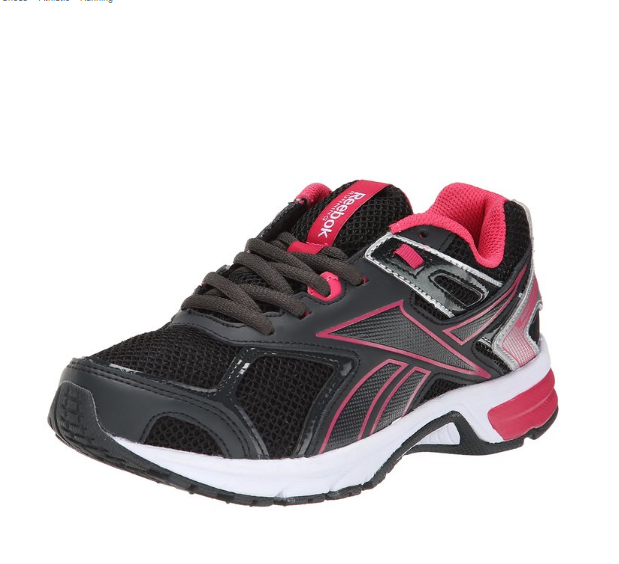 Reebok Women's Quickchase Running Shoe, Gravel/Blazing Pink/Pure Silver/White, 6.5 D US, Only $28.98, You Save (%)