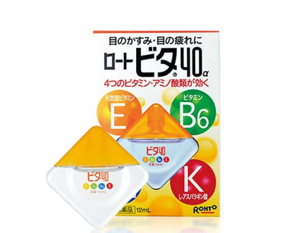 Rohto VITA Vitamin 40a Eye Drops 12ml - 2 pack - Made in Japan, Only $8.98