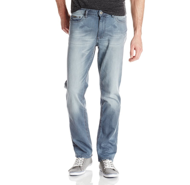 Calvin Klein Jeans Men's Slim Straight Jean, Dusty Indigo, 30Wx32L, Only $32.99, You Save $56.51(63%)
