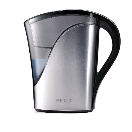 Brita Stainless Steel Water Filter Pitcher, 8 Cup, only $24.79