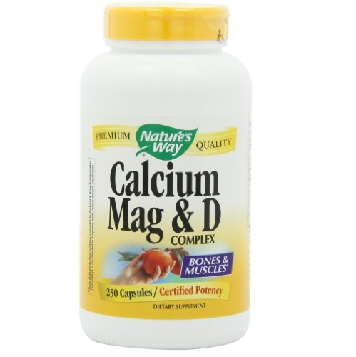 Nature's Way Calcium, Magnesium and Vitamin D, 250 Capsules, Only $10.98