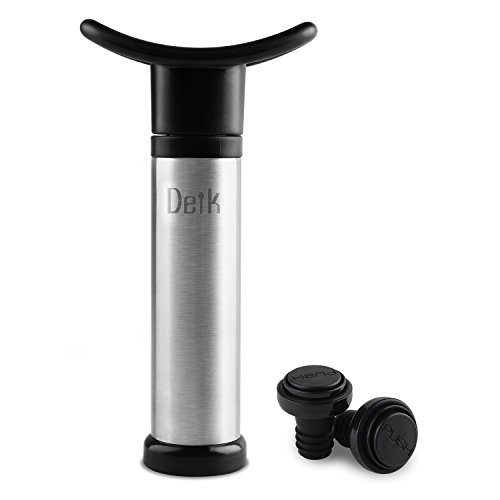 Deik Wine Saver Pump with 2 pieces Vacuum Rubber Stoppers Stainless Steel and ABS Plastic, Only $6.99 , You Save $29.00(81%)