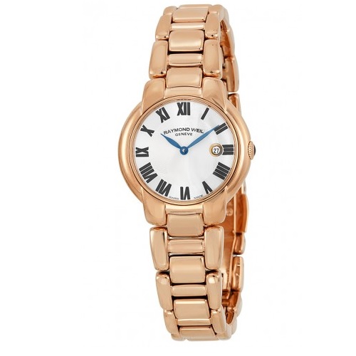 RAYMOND WEIL Jasmine Silver Dial Rose Gold PVD Steel Ladies Watch 5229-P5-01659, only $349.00, free shipping after using coupon code