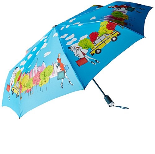 白菜！速抢！Totes Grace AOC 城市景色 City Scenes 折叠雨伞，原价$28.00，现仅售$7.90。三种图案价格相近！
