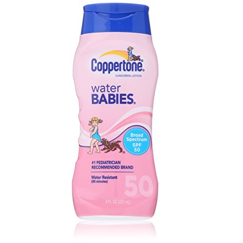 Coppertone WaterBabies Sunscreen Lotion SPF 50, 8 oz , Only  $6.06, free shipping after using SS