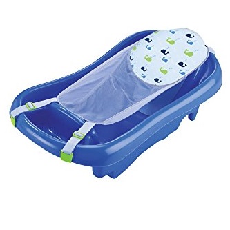 The First Years Sure Comfort Deluxe Newborn To Toddler Tub, Blue, Only  $15.99