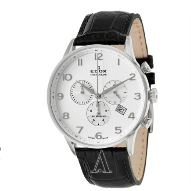 EDOX 依度 Les Vauberts 男士瑞士石英計時腕錶 特價僅售$199
