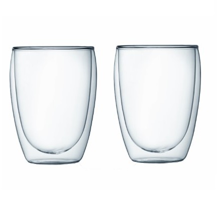 史低价！Bodum Pavina 双层保温玻璃杯，12 oz容量，2个装，原价$27.00，现仅售$14.97