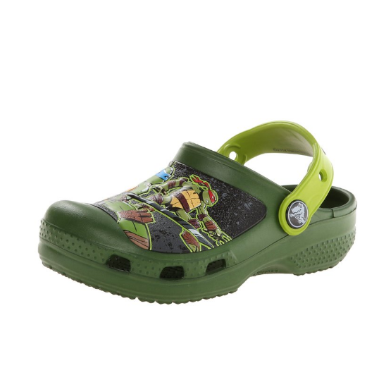 Amazon has crocs Boys' CC TMNT Clog for only $10.49
