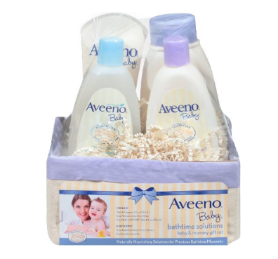 给宝宝最温柔的呵护！Aveeno艾维诺 宝宝日常洗浴护理套装, 现点击coupon后仅售$13.99