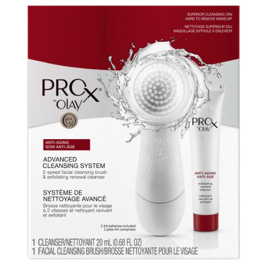 Olay ProX Advanced Cleansing System with Facial Brush, 0.68 Ounce, Whit, only $20.99 after clipping coupon