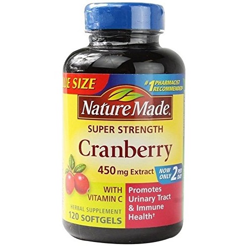 Nature Made Super Strength Cranberry Plus Vitamin C Supplement, 120 Count, only $12.82, free shipping after using SS