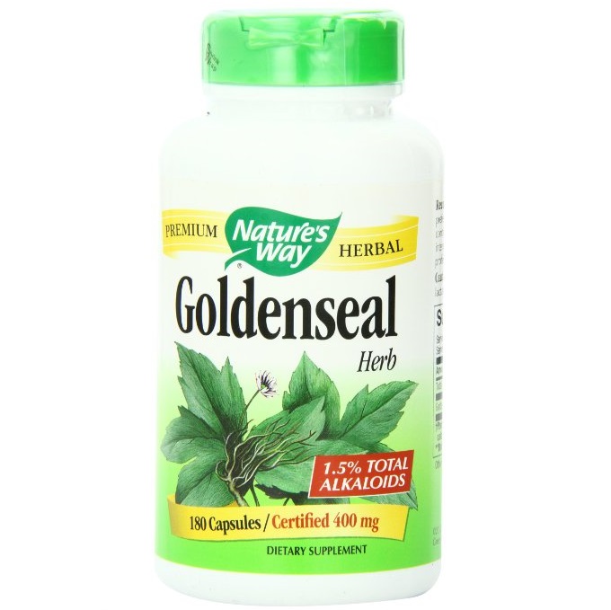 Nature's Way Goldenseal Herb, 400mg, 180-Capsules, only $9.67