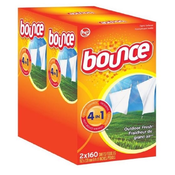 Bounce Outdoor Fresh Dryer Sheets HE, 320 Sheet, only $10.99