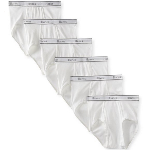 Hanes Men's Tagless Cotton Brief (Pack of 6) $6.89 FREE Shipping on orders over $49