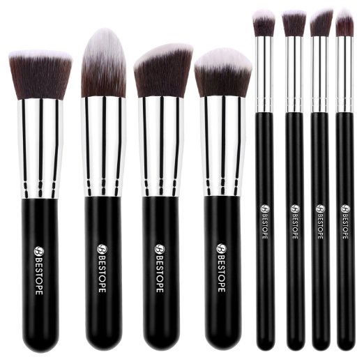 BESTOPE Makeup Brushes Premium 化妝刷，八件套裝，原價$12.00，現僅售$9.99