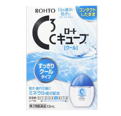 ROHTO C Cube Cool Contact Eye Drops13ml(Japan Import), Only $6.90