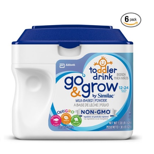 Go & Grow by Similac, Non-GMO Milk Based Toddler Drink, 1.38 lb Powder (Pack of 6) , Only $104.77, free shipping after using SS