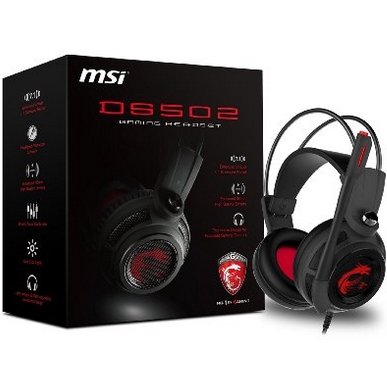 MSI Gaming Headset with Microphone, Enhanced Virtual 7.1 Surround Sound, Intelligent Vibration System (DS502) $39.99 FREE Shipping on orders over $49