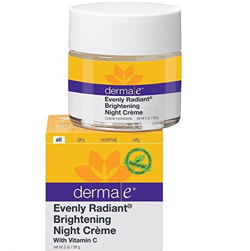 derma e Evenly Radiant Brightening Night Crème with Vitamin C Nighttime Moisturizer, 2 oz, Only $15.00