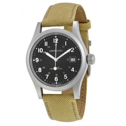 HAMILTON Khaki Field Mechanical Men's Watch Item No. H69419933, only $228.00, free shipping after using coupon code