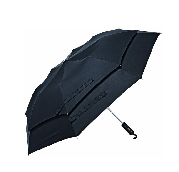 Samsonite 新秀麗 雙層防風自動摺疊雨傘，原價$25.00, 現僅售$15.99