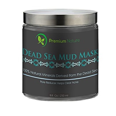 Dead Sea Mud Mask, Melts Cellulite, Treats Acne and Problem Skin, Also Acts as Pore Minimizer and Wrinkle Reducer, By Premium Nature®, Only $10.49