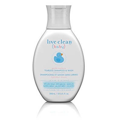 Live Clean Baby Gentle Moisture Tearless Shampoo & Wash, 10 oz. , Only $4.76