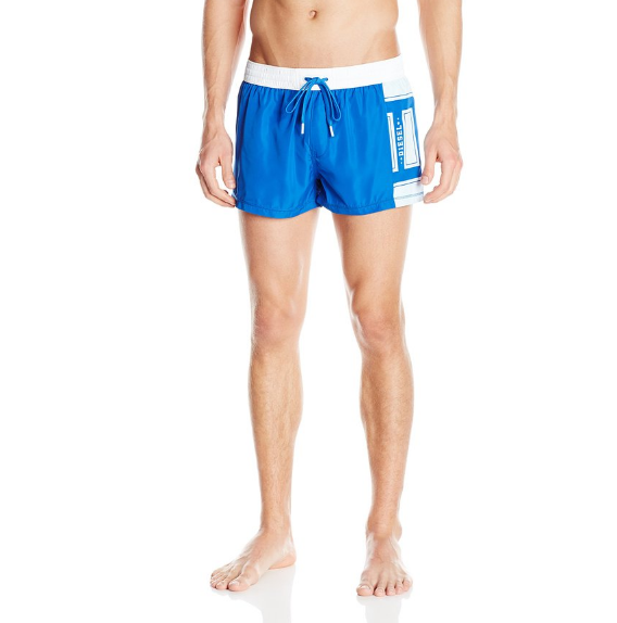 Diesel Men's Coralrif-E Logo Colorblock Swim Short, Royal Blue, Large, Only $15.60, You Save (%)