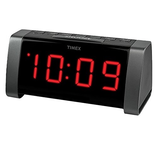 Timex T235B AM/FM Dual Alarm Clock Radio with Jumbo Display and Line-In Jack (Black), Only $17.99, You Save $7.00(28%)