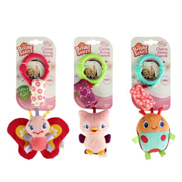 Bright Starts Chime Along Friends Take-Along Toys-Styles Will Vary Assortment of 3, Each Sold Separately  $4.79