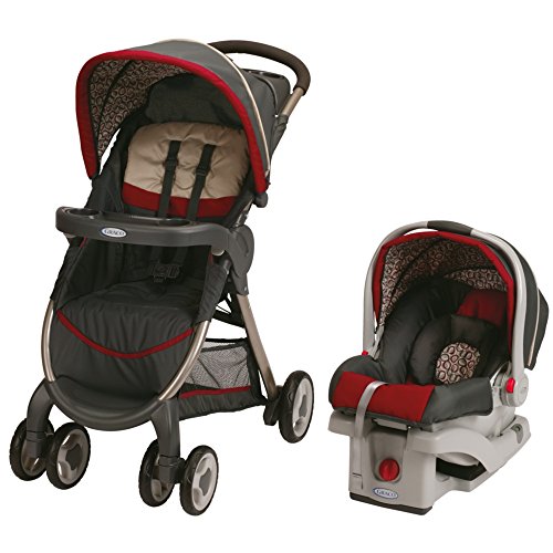 Graco Fastaction Fold Click Connect Travel System Stroller, Finley, Only $115.49, free shipping